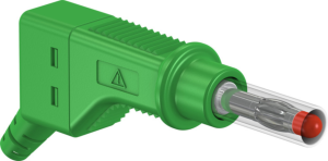 4 mm plug, screw connection, 2.5 mm², CAT II, green, 66.9328-25