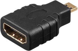 HDMI adapter socket type A on plug type D