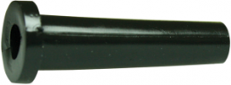 Bend protection grommet, cable Ø 6 mm, L 35 mm, PVC, black