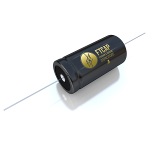Electrolytic capacitor, 22 µF, 450 V (DC), ±20 %, axial, Ø 14 mm