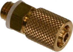 50.007, tube coupling, brass, for 5 x 1 tubing