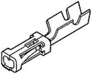 Receptacle, 0.12-0.15 mm², AWG 26, crimp connection, gold-plated, 166310-2