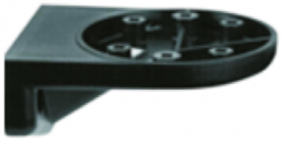 Mounting bracket, black, (L x W x H) 99 x 79 x 44 mm, for steady light 826, 975 826 05
