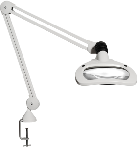 LED magnifier lamp, 3.5 diopter, white, LUXO Wave LED, WAL025948