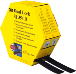 Pressure lock strap, 25.4 mm, polyolefine, black, 10 mm, SJ 354 D
