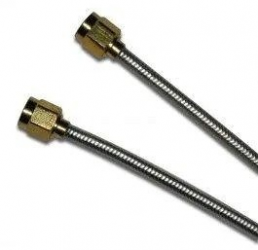 Coaxial Cable, SMA plug (angled) to SMA plug (angled), 50 Ω, 0.085" CONFORMABLE, 153 mm, 135104-R1-06.00