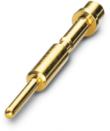 Pin contact, 0.25-2.5 mm², crimp connection, nickel-plated/gold-plated, 1213852
