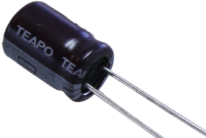 Electrolytic capacitor, 4.7 µF, 63 V (DC), ±20 %, radial, pitch 2.5 mm, Ø 6.3 mm