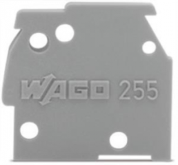 End plate for connection terminal, 255-800