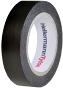 Insulation tape, 15 x 0.15 mm, PVC, black, 10 m, 710-00104