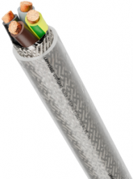 PVC motor connection cable ÖLFLEX SERVO 2YSLCY-JB 4 G 50 mm², shielded, transparent