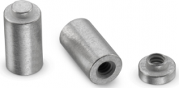 SMD spacer sleeve, internal thread, M1.6, 2.7 mm, steel