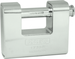 Mono block lock, level 11, shackle (H) 17 mm, steel, (B) 30 mm, K17580