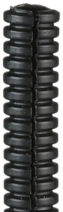 Corrugated hose, inside Ø 7.2 mm, outside Ø 10.1 mm, polyethylene, black
