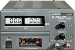 Laboratory power supply, 0 bis 30 VDC, outputs: 3 (3 A), 110-220 VAC, 382213
