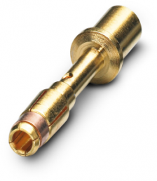 Receptacle, 0.25-2.5 mm², crimp connection, nickel-plated/gold-plated, 1242296