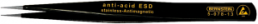 ESD SMD tweezers, uninsulated, antimagnetic, special steel, 130 mm, 5-078-13