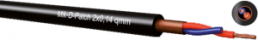 PVC Microphone cable, 2 x 0.14 mm², black