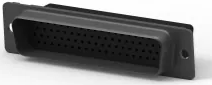D-Sub plug, 78 pole, high density, unequipped, straight, crimp connection, 1658674-1