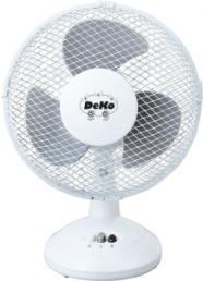 Desktop fan, B 235, 30 W, white, Fan Ø 23cm