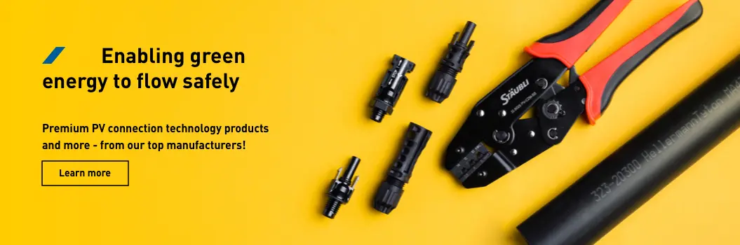 High-quality PV connection technology products and more at Bürklin Elektronik