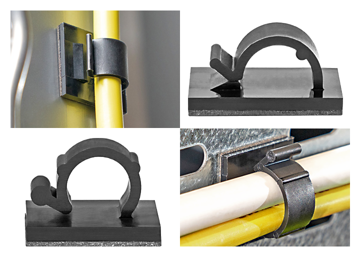 Bild: Magnetische Kabelclips