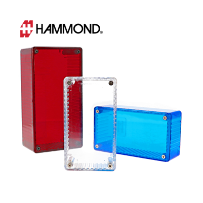 Hammond 1591 Serie: Kunststoffgehäuse für PCBs