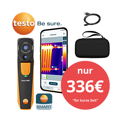 Testo 860i kompakte Wärmebildkamera – kurzzeitig reduziert