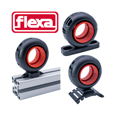 Drehbare Robotik-Schlauchhalter in 3 Ausführungen