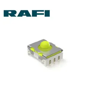 Sortimentserweiterung von Bürklin Elektronik um RAFI Taster der Produktserie MICON 5