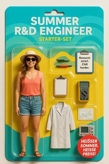 Miniature customer: Engineer with sunglasses