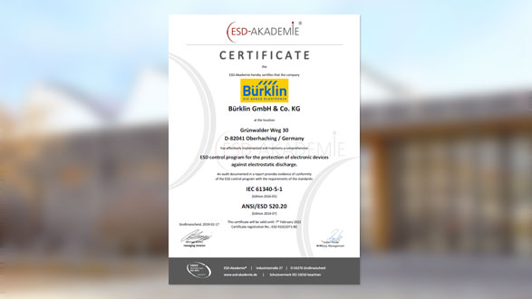 ESD certification