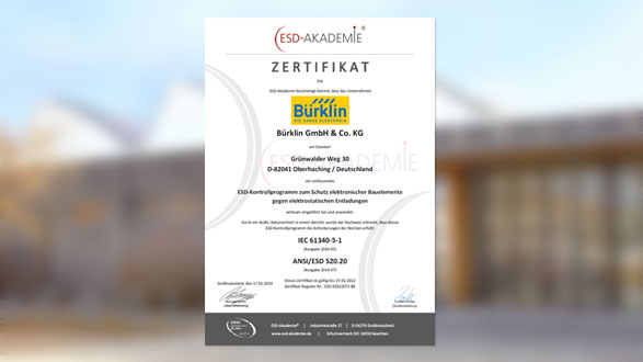 ESD Zertifikat