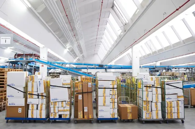 Logistics: Energy-efficient warehouse management with a clear conscience in logistics at Bürklin Elektronik