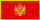 Flagge Montenegro