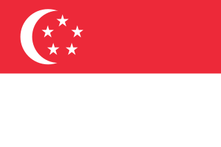 Flagge Singapur