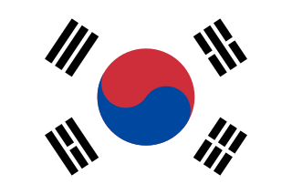 Flagge Südkorea