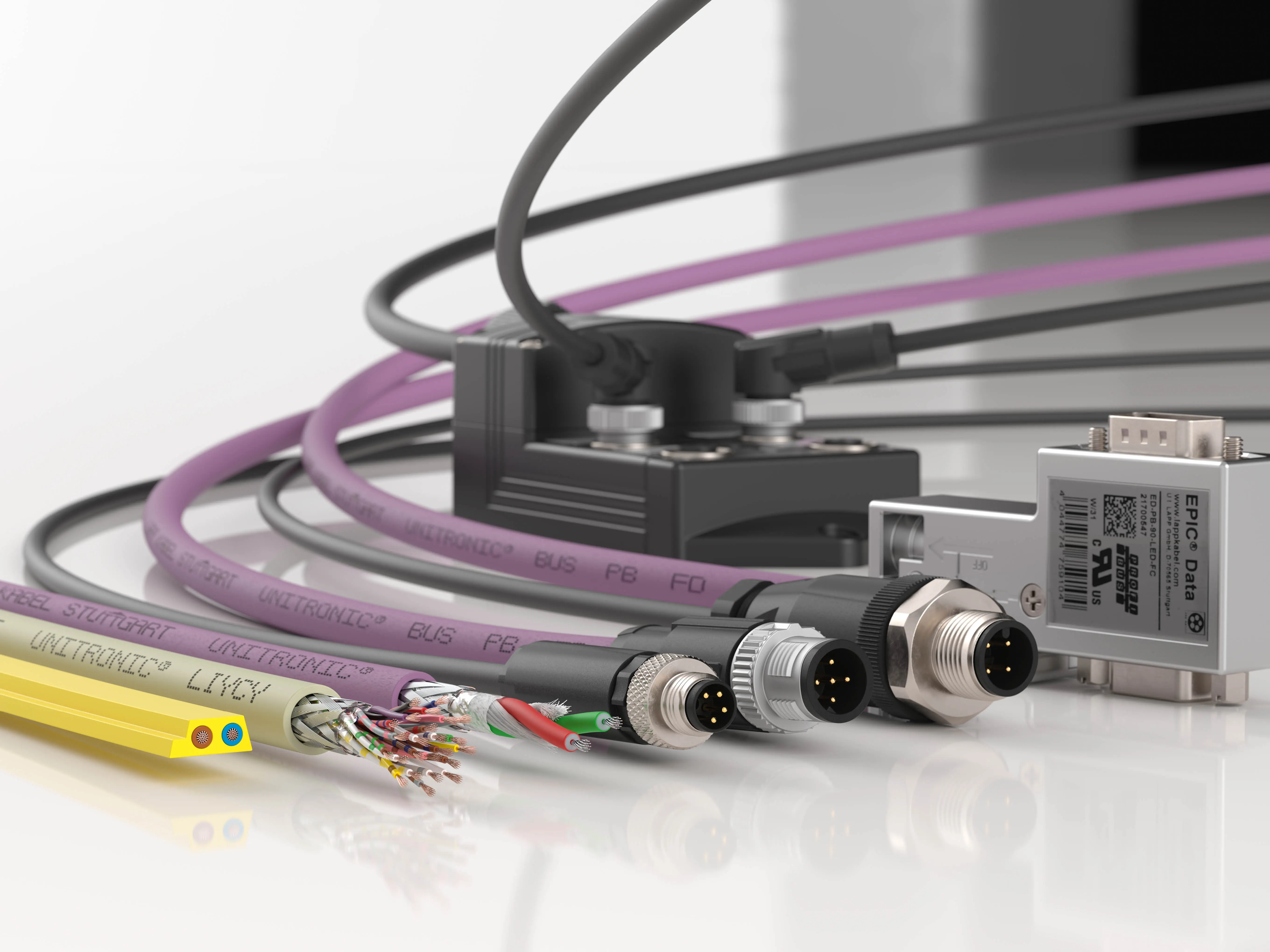 UNITRONIC® data cables and fieldbus components from LAPP