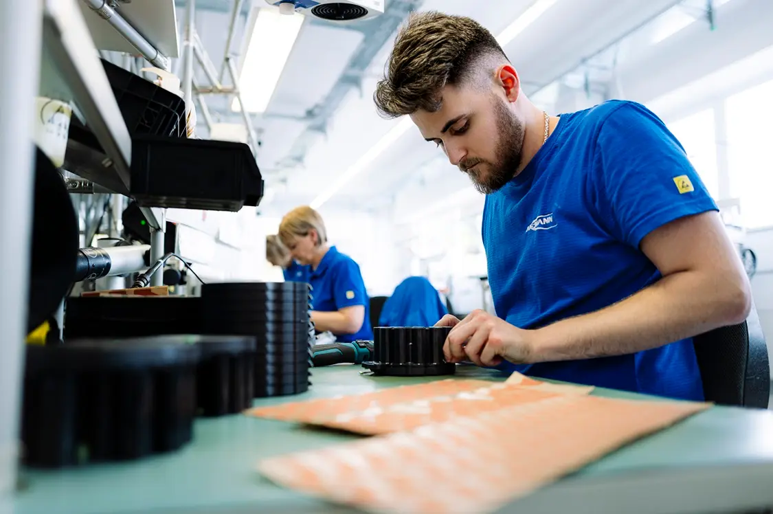 Die Herstellung von ANSMANN Batterien im Headquarter.