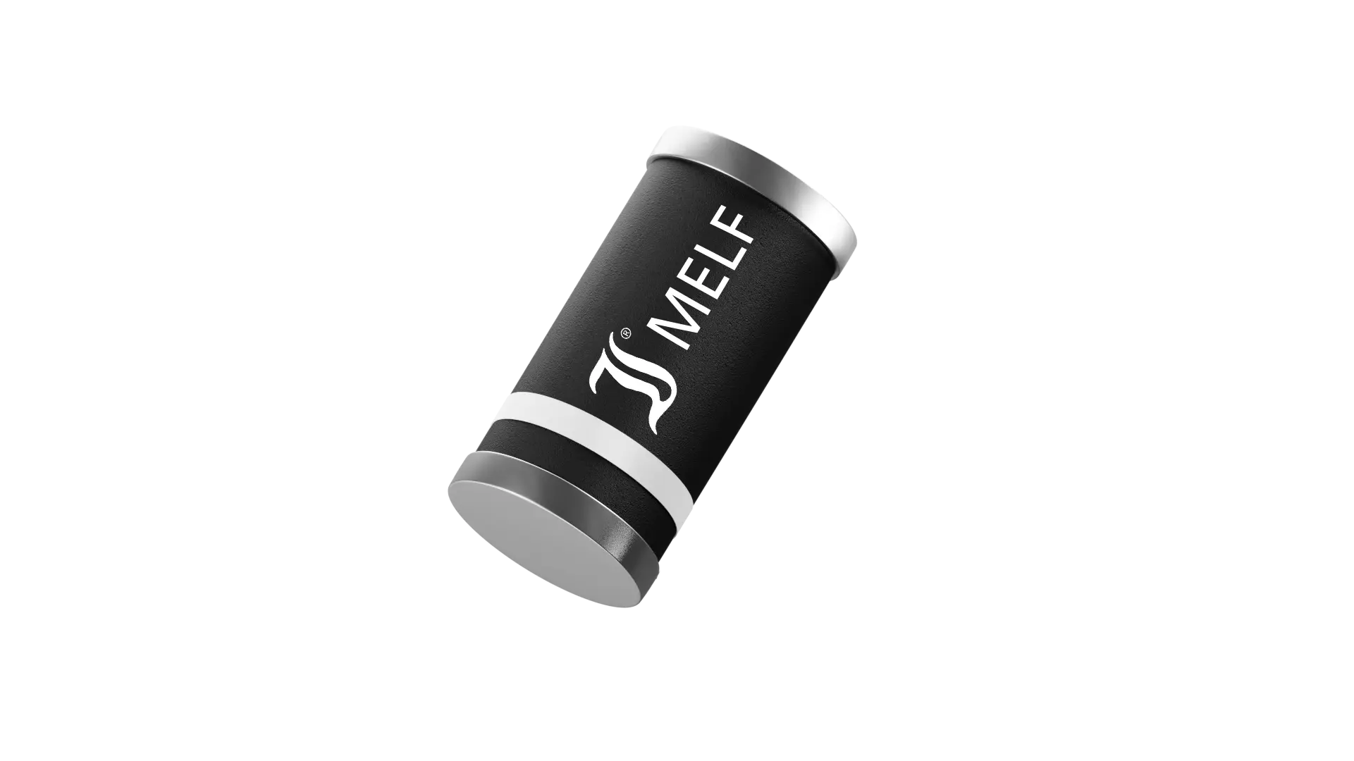 Diode von Diotec MELF auf grauem Hintergrund