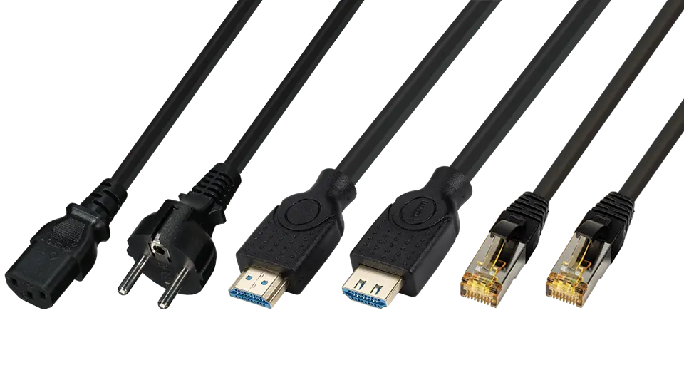 llustration of the UltraFlex series network cables from TTL Network