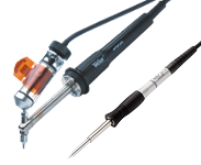Soldering and desoldering irons