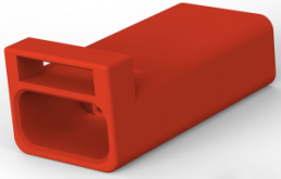 Buchsengehäuse, 3-polig, RM 2.5 mm, gerade, rot, 3-2834075-3