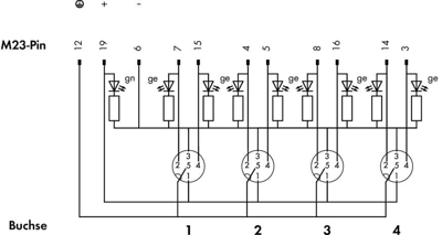 757-145 WAGO Sensor-Aktor Verteilerboxen Bild 3