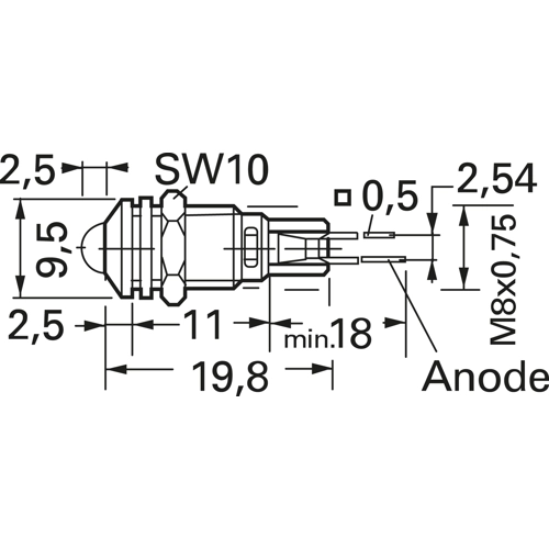2665.1001 Mentor LED Abstandshalter Bild 2