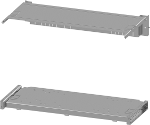 SIVACON S4 Montageplatte 3WA BG II, 3-/4-polig, H:550mm B: 800mm, Blende, 8PQ60003BA32