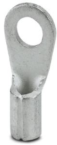 Unisolierter Ringkabelschuh, 0,5-1,0 mm², AWG 20 bis 18, 2.8 mm, M2,5, metall