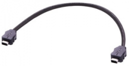 Ethernetkabel, ix Industrial Typ A-Stecker, gerade auf ix Industrial Typ A-Stecker, gerade, Cat 6A, Polyolefin-Copolymer, 10 m, schwarz