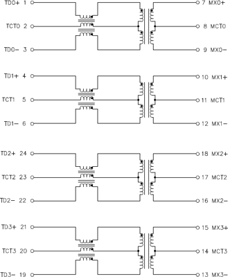 HX5400NL Pulse Electronics GmbH Übertrager Bild 2