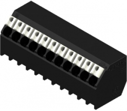 Leiterplattenklemme, 11-polig, RM 3.5 mm, 0,13-1,5 mm², 12 A, Federklemmanschluss, schwarz, 1885270000